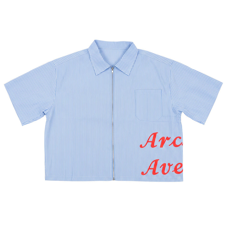 ZIP SHIRT | Striped
