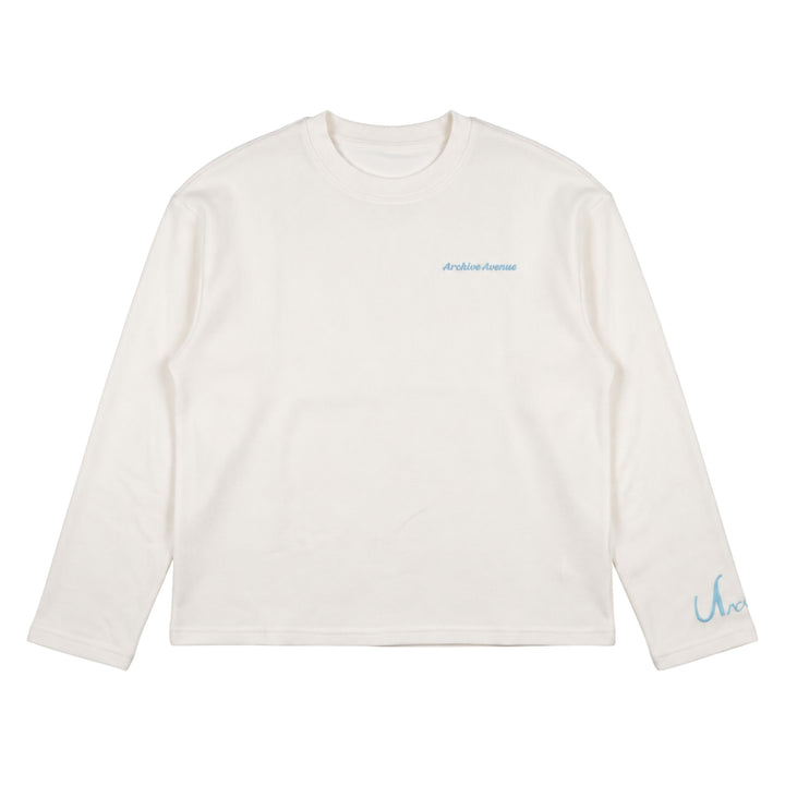 WAFLLE LONG-SLEEVE | White