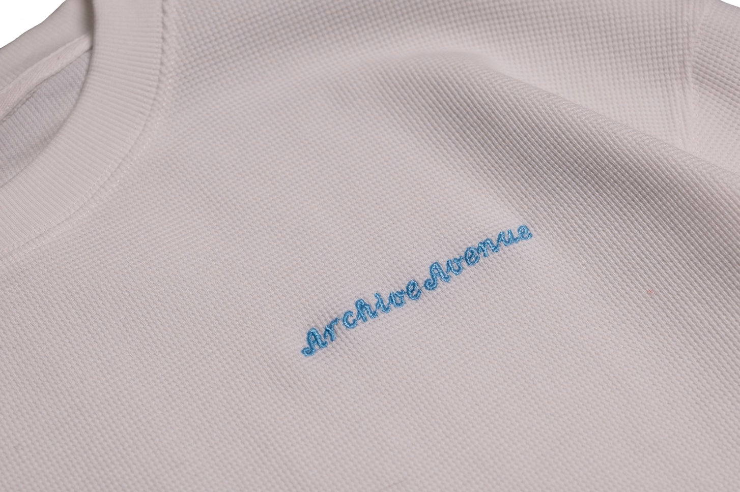 WAFLLE LONG-SLEEVE | White