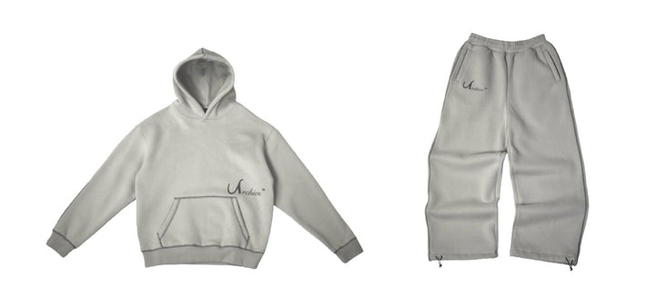 BAGGY SWEATS SET | Grey