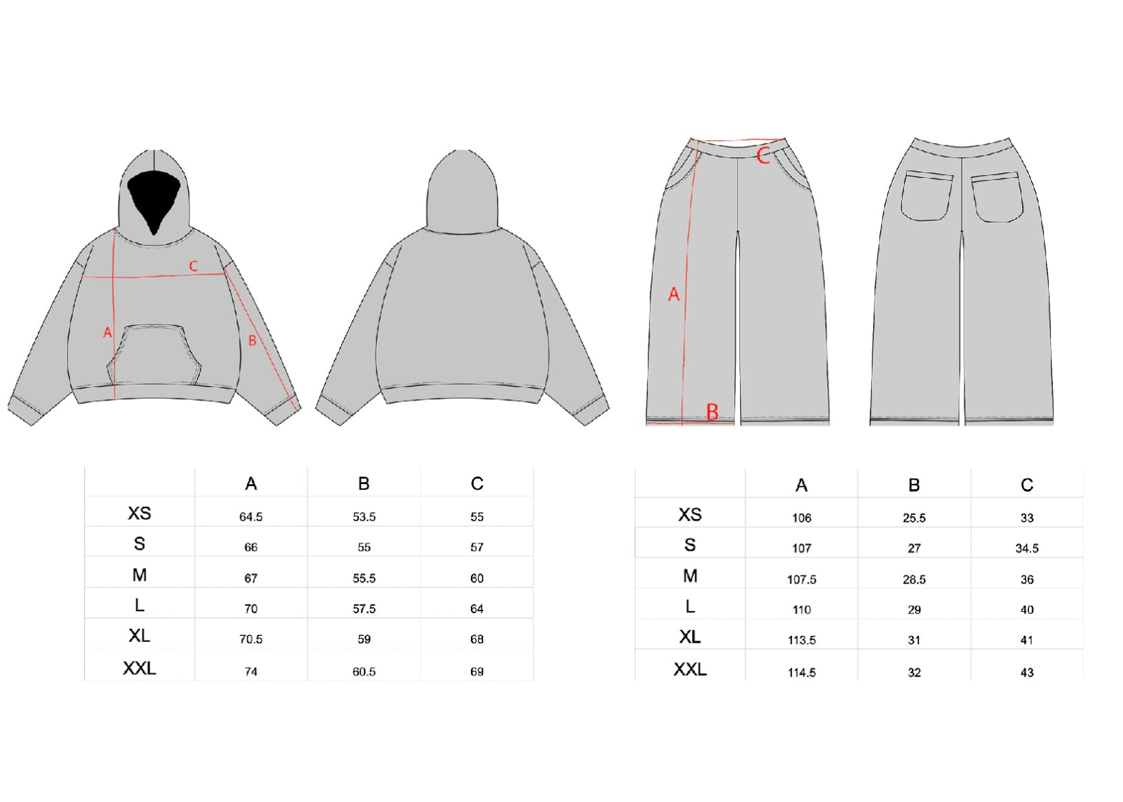 BAGGY SWEATS SET