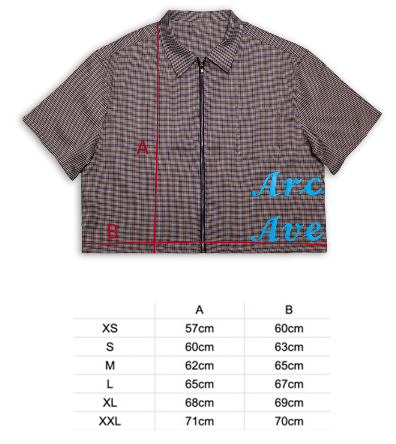 ZIP SHIRT | Check