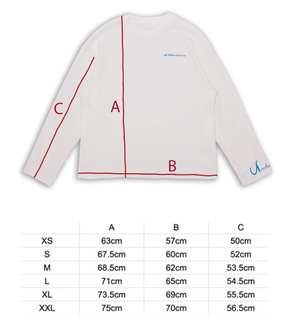 WAFLLE LONG-SLEEVE | White