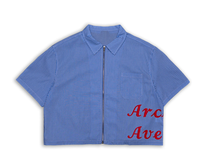 ZIP SHIRT | Striped