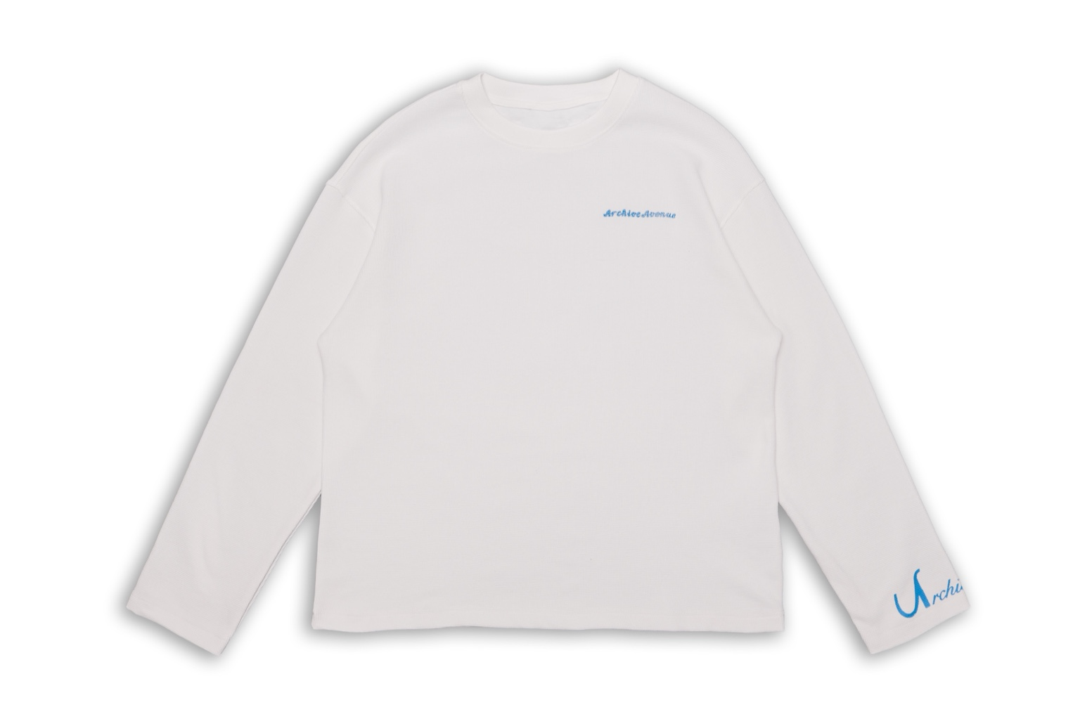WAFLLE LONG-SLEEVE | White